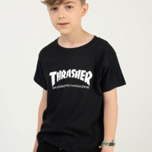 thrasher skate mag t shirt blk youth m