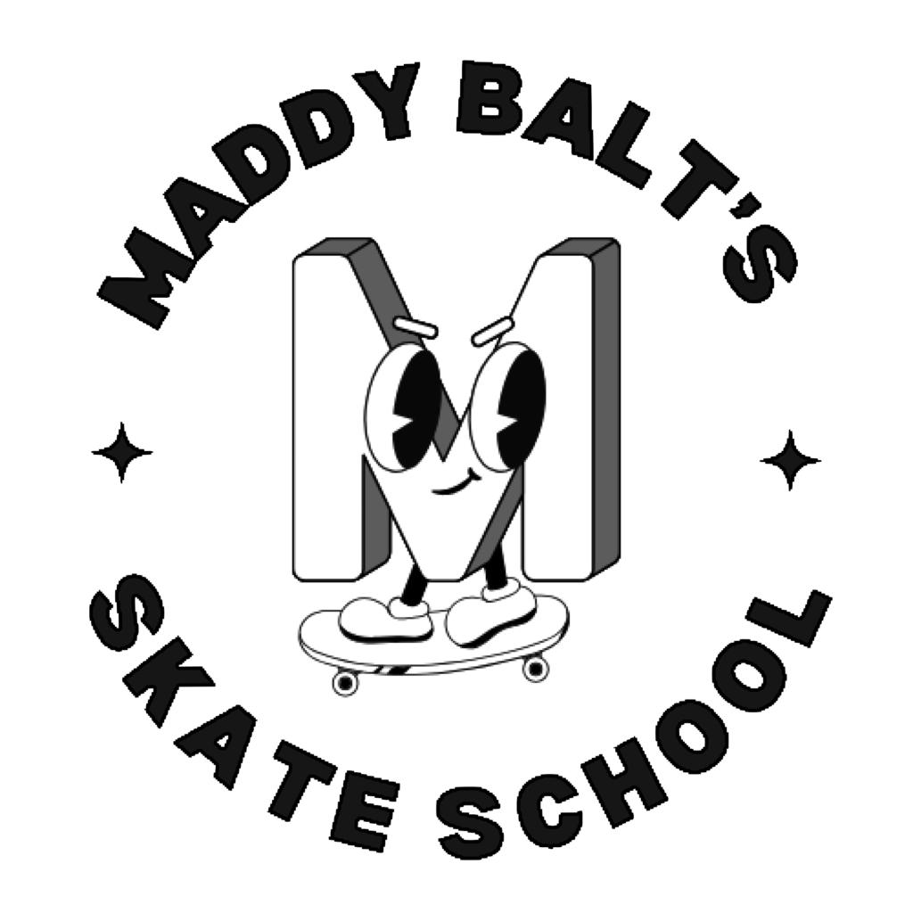 maddy balt skate school bw