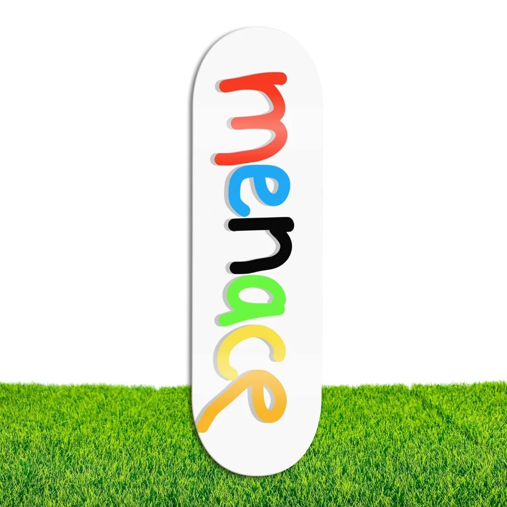 menace logo fingerboard deck 34mm menace logo fingerboard deck 34mm