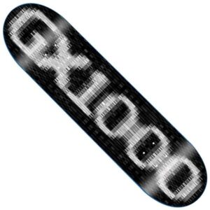 gx1000 og logo blur black 8.5" skateboard deck